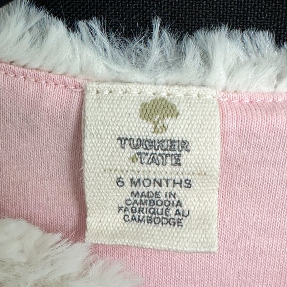 Baby Tucker + Tate White Fuzzy Vest - 6 months - Picture 3 of 7